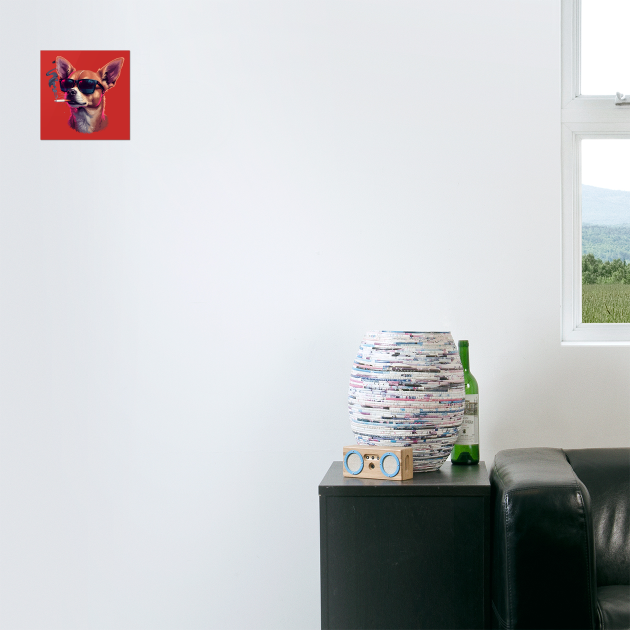 Chihuahua Dog Smoking Meme by The WYLD Tribe